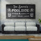 Personalized Poolside Bar And Grill Sign III