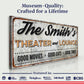 Family Theater and Lounge IV Sign