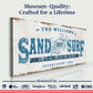 Sand And Surf Sign