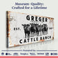 Cattle Ranch Rustic Sign