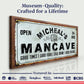 Man Cave Sign