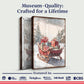 Vintage Christmas Sleigh Sled Wall Art V