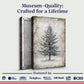 Vintage Christmas Tree Wall Art with Free Mystery Gift