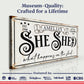 Personalized She Shed Sign IV