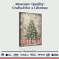 Vintage Christmas Tree With Gifts Wall Art III