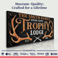 Family Hunting Trophy Lodge Sign