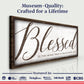 Blessed Is The Home That Is Filled With Love Sign