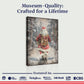 Vintage Santa Claus in Winter Forest Christmas Wall Art II
