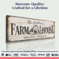 Personalized Rustic Farmhouse Sign