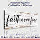 Faith Over Fear Faith Sign III