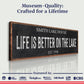 Life Is Better On The Lake Sign III