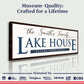 Family Lake House Arrow Sign III
