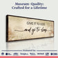 Give It To God And Go To Sleep Sign IV
