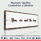 You, Me, And The Boys Sign