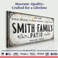 Family Patio Sign