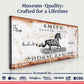 Rustic Horse Ranch Sign
