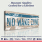 No Wake Zone Sign XIV