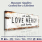 Act Justly Love Mercy Walk Humbly Faith Sign