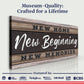 New Home, New Beginning Sign V