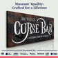 The Witch's Curse Bar Halloween Sign III - view 5