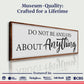 Do Not Be Anxious About Anything Faith Sign III