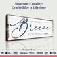 An Ocean Breeze Puts A Mind At Ease Sign