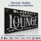 Black Cat's Enchanted Lounge Halloween Sign - view 6
