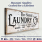 The Laundry Room Sign IX