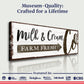 Farm Fresh Milk And Cream Co Sign