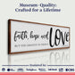 Faith Hope And Love 1 Corinthians 13:13 Faith Sign II