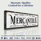 Family Owned Mercantile Sign