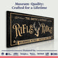 Personalized Rifle Ridge Family Sign