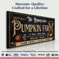 Personalized Pumpkin Farm Halloween Sign - view 5