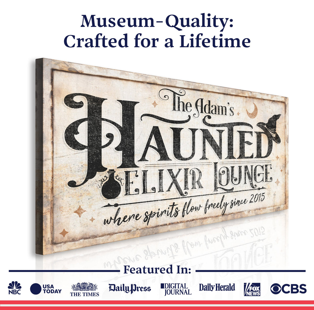 The Haunted Elixir Lounge Halloween Sign II - view 5