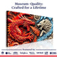 3D Dragon and Wolf Wall Art V