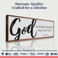 God Is Within Her She Will Not Fall Psalm 46:5 Faith Sign II