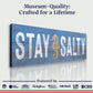 Stay Salty Coastal Sign VII