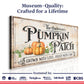 Personalized Pumpkin Patch Sign III