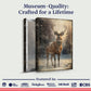 Vintage Winter Deer Christmas Wall Art IV