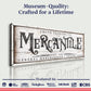 Personalized Mercantile Sign