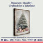 Vintage Christmas Tree With Gifts Wall Art II