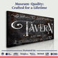 Haunted Graveyard Tavern Halloween Sign III - view 4