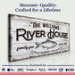 Personalized River House Sign
