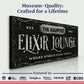The Haunted Elixir Lounge Halloween Sign - view 6