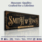 Personalized Cattle Ranch Sign