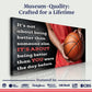 It's Not About Being Better Sports Quote Sign V
