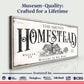 Vintage Homestead Sign II