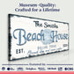 Personalized Beach House Sign IV