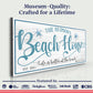 Personalized Beach House Sign II