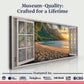 Beachfront Dreams Window Scenery Wall Art